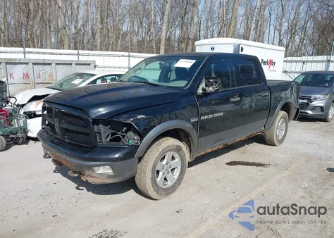 2012 Ram 1500 Slt из США, поврежденный, VIN 1C6RD7LT8CS305322